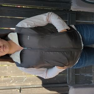 Koppen Reversible Full-Zip Fleece-Lined Vest, Women's M